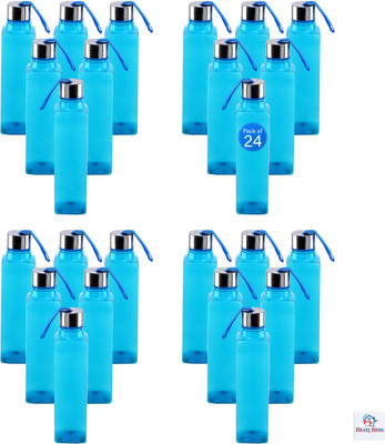 Heart Home 1000 ml Plastic Bottle(Pack of 24, Blue)