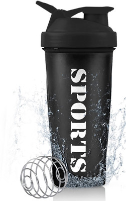 Dassio 650 ml Plastic Shaker(Pack of 1, Black)