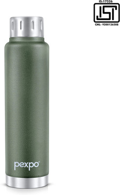 pexpo 500 ml Steel Flask(Pack of 1, Green)