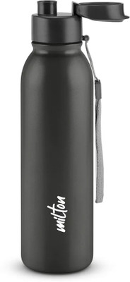 MILTON 870 ml Stainless Steel Bottle(Pack of 1, Black)