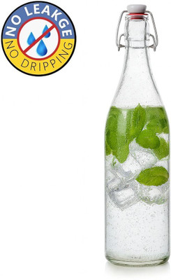 Captain India 1000 ml Glass Bottle(Pack of 1, Clear)