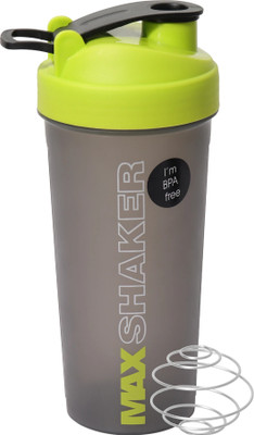 Jaypee Plus Max Gym bottle 700 ml Shaker(Pack of 1, Green, Plastic)