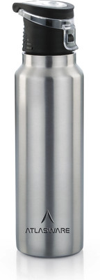 Atlasware 750 ml Steel Sipper(Pack of 1, Steel/Chrome)