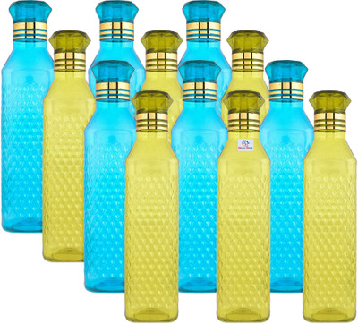 Heart Home 1000 ml Plastic Bottle(Pack of 12, Multicolor)