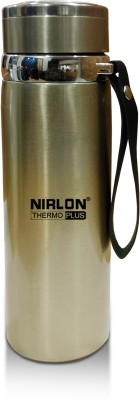 NIRLON Double Walled Stainless Steel Vacuum Flask Hot And Cold Water Bottle 800 ml Flask(Pack of 1, Gold, Steel)