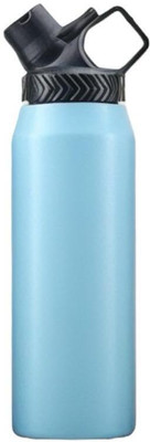 3D METRO SUPER STORE 950 ml Steel Flask(Pack of 1, Blue)