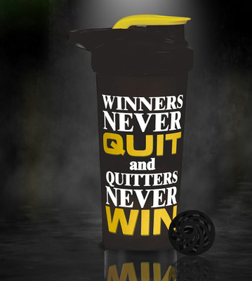 TRUE INDIAN 700 ml Plastic Shaker(Pack of 1, Yellow)