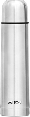 MILTON Eco-Flip 1000 Thermosteel Bottle 1000 ml Flask(Pack of 1, Silver, Steel)