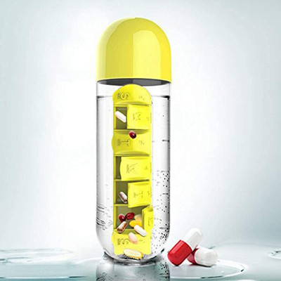 Heinriched 750 ml Plastic Bottle(Pack of 1, Yellow)