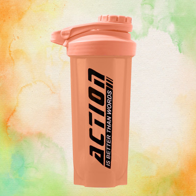 TRUE INDIAN 700 ml Plastic Shaker(Pack of 1, Orange)