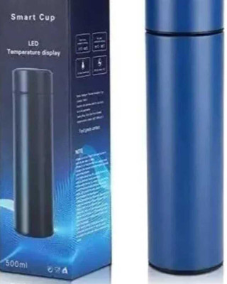 Temperature 500 ml Steel Flask(Pack of 1, Blue)
