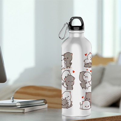 k1gifts 600 ml Aluminium Sipper(Pack of 1, White)