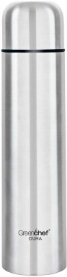 Greenchef Vacuum insulated SS Flask - 1000ml - Dura 1000 ml Flask(Pack of 1, Steel/Chrome, Steel)