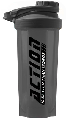 TRUE INDIAN 700 ml Plastic Shaker(Pack of 1, Grey)