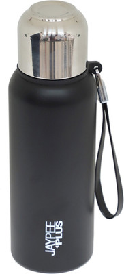 Jaypee Plus Quebec 900 820 ml Flask(Pack of 1, Black, Steel)