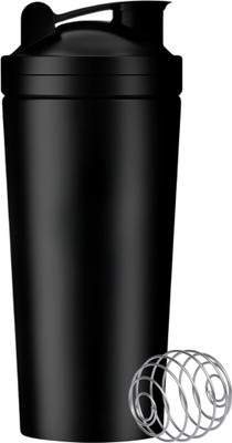 Dassio 750 ml Steel Shaker(Pack of 1, Black)