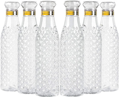 RUTVI FASHION 1000 ml Plastic Bottle(Pack of 6, Multicolor)