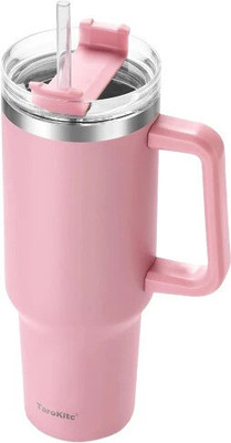 ZORTOS 1000 ml Steel Bottle(Pack of 1, Pink)