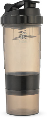 agis 500 ml Plastic Shaker(Pack of 1, Black)