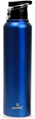 SPEEDEX Stainless Steel Water Bottle for fridge School Gym Home office Travel Boys Girls 1000 ml Bottle(Pack of 1, Blue, Steel)