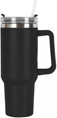 TSB 1200 ml Steel Sipper(Pack of 1, Off White, Black)
