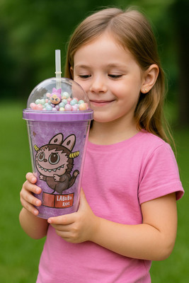 Bella n Bloom 600 ml Glass Sipper(Pack of 1, Purple)