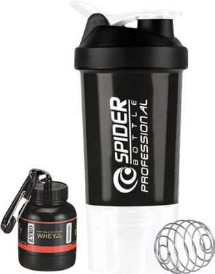 Dassio 500 ml Plastic Shaker(Pack of 2, White)