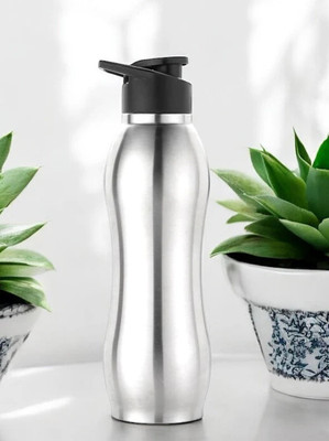 Green Tales 1000 ml Steel Sipper(Pack of 1, Silver)