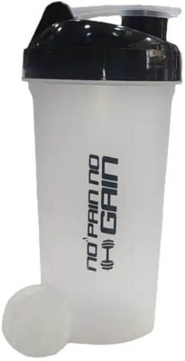 JDCORNER No Pain No Gain Power Shaker 750 750 ml Shaker(Pack of 1, White, Plastic)