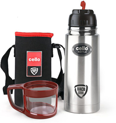 cello Instyle 350 ml Flask(Pack of 1, Multicolor, Steel)