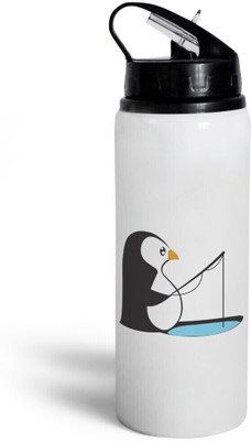 Indigifts 750 ml Aluminium Sipper(Pack of 1, White)