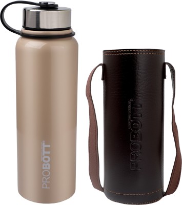 PROBOTT Hulk 1500ml Vacuum Insulated Stainless Steel Hot & Cold Water Bottle Leak Proof 1500 ml Flask(Pack of 1, Beige, Steel)