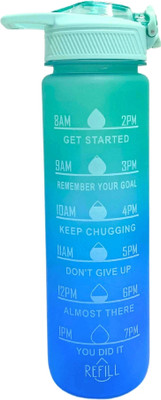 SuperGeneriX 1000 ml Plastic Sipper(Pack of 1, Blue, Green)