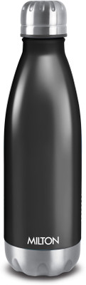 MILTON 350 ml Steel Flask(Pack of 1, Black)