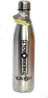 Krozon Thermosteel 24 Hours Hot and Cold Water 750 ml Bottle(Pack of 1, Silver, Steel)