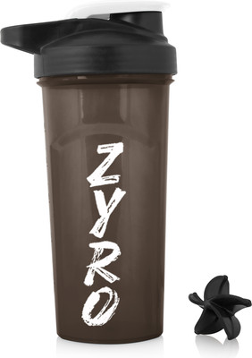 ZYRO 650 ml Plastic Shaker(Pack of 1, Black)