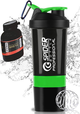 Dassio 500 ml Plastic Shaker(Pack of 2, Green)