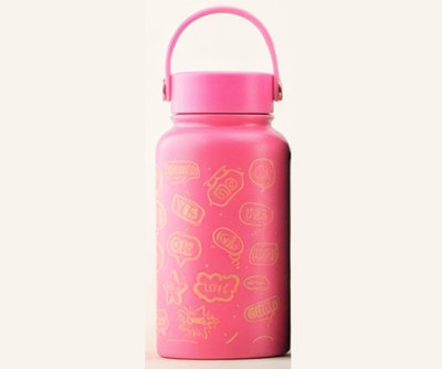 3D METRO SUPER STORE 750 ml Steel Flask(Pack of 1, Pink)