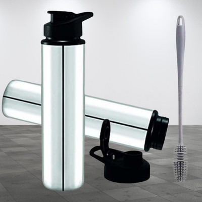SR IMPEX 1000 ml Stainless Steel Bottle(Pack of 1, Silver)