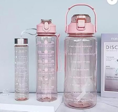 ks creations 2000 ml Plastic Sipper(Pack of 3, Pink)