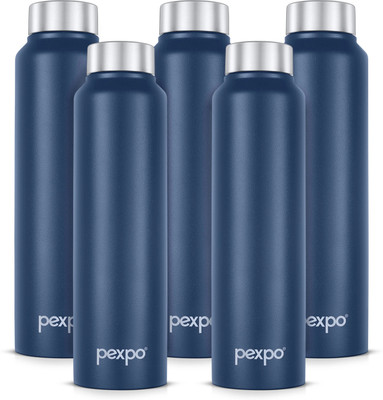 pexpo 950 ml Steel Bottle(Pack of 5, Blue)