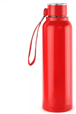 Humanix 1000 ml Steel, Plastic Bottle(Pack of 1, Red)
