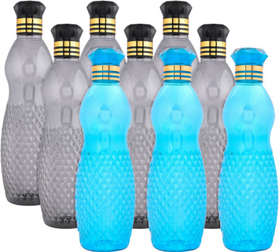 KUBER INDUSTRIES 1000 ml Plastic Bottle(Pack of 9, Multicolor)