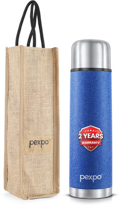 pexpo 1000 ml Steel Flask(Pack of 1, Blue)