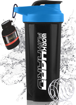 Dassio 700 ml Plastic Shaker(Pack of 2, Blue)