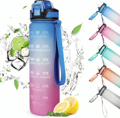 FASTFRIEND 1000 ml Silicone Sipper(Pack of 1, Multicolor)