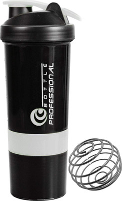 TRUE INDIAN 500 ml Plastic Shaker(Pack of 1, White)