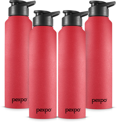 pexpo 750 ml Steel Bottle(Pack of 4, Maroon)