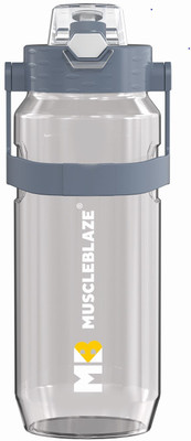 MUSCLEBLAZE 2000 ml Plastic Shaker(Pack of 1, Grey)