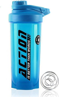 FIT FOCUS 700 ml Plastic Shaker(Pack of 1, Blue)